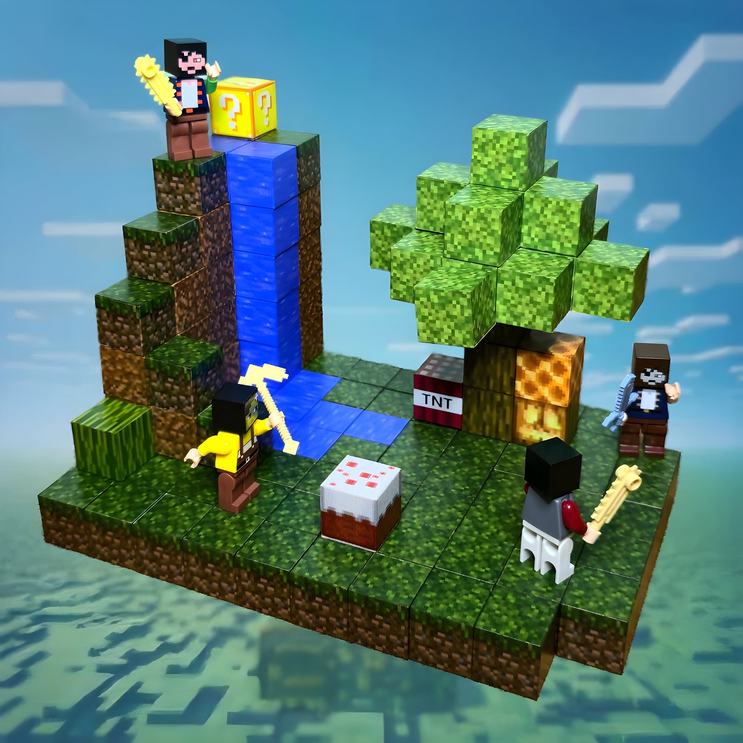 128 Piezas (4 Figuras)