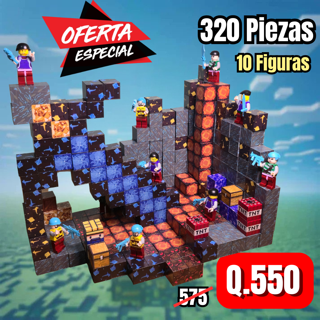 320 Piezas (10 Figuras Plasticas)