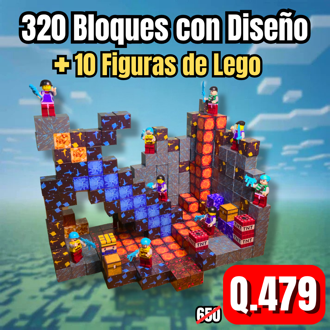 320 Piezas (10 Figuras de Lego)